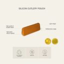 Citron Silicone Cutlery Pouch Caramel in UAE - view 5