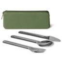 Citron Stainless Steel Cutlery w Pouch Green in UAE - view 4