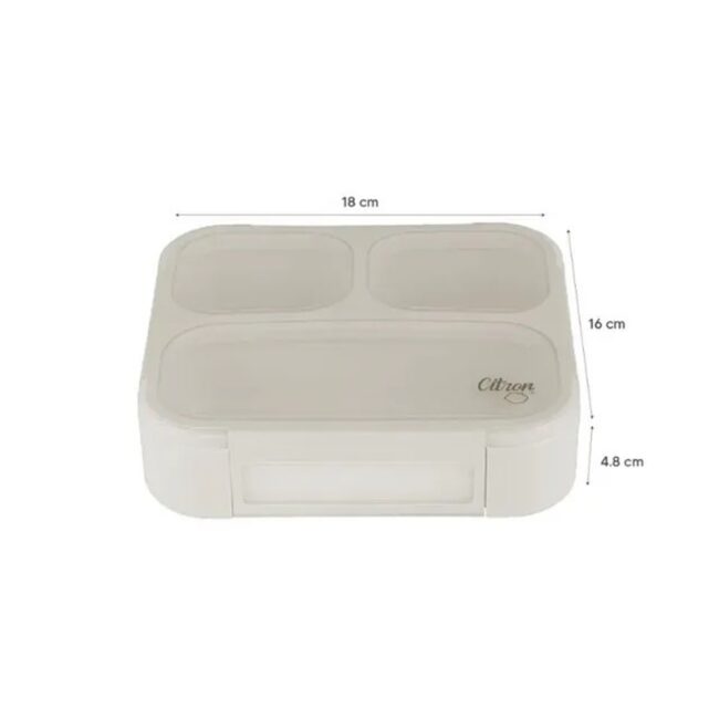 MR-C6290361061992-04 Citron Lunchbox With Fork Spoon Dusty Blue in UAE - view 4