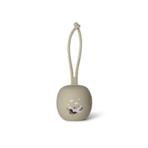 Citron Silicone Pacifier Holder Vehicles Beige
