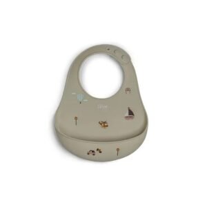 Citron Silicone Bib Vehicles Beige
