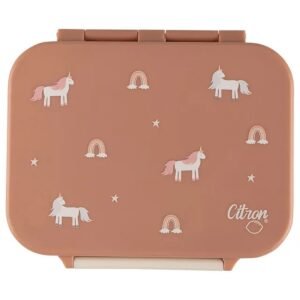 Citron Unicorn Tritan Snack box Pink