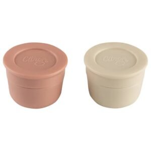 Citron Mini Sauce Containers Pink Cream