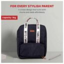 Childhome Family Club Backpack Signature Canvas Black in UAE - view 4