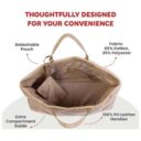 Childhome Family Bag Puffered Beige in UAE - view 3