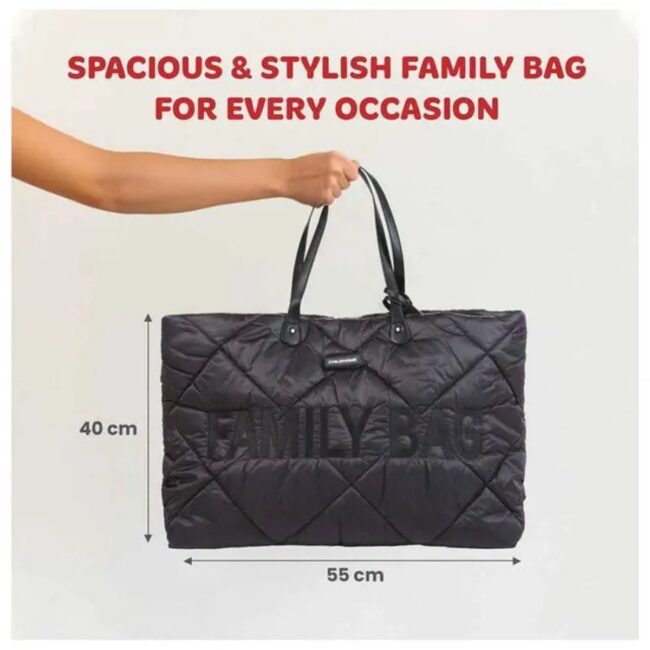 Childhome Family Bag Puffered Black in UAE - view 4