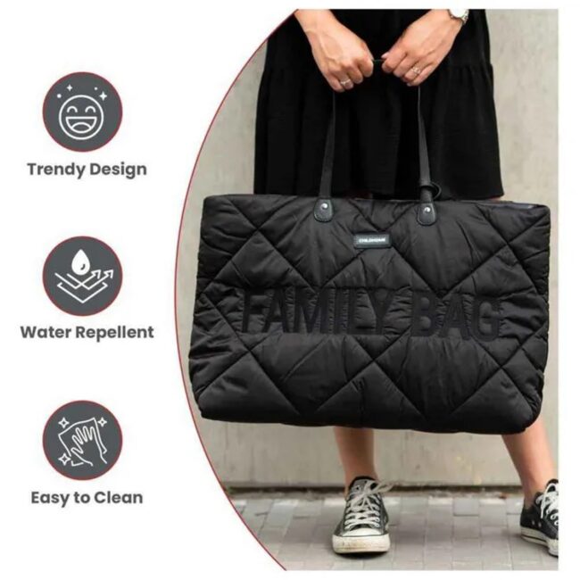 Childhome Family Bag Puffered Black in UAE - view 2