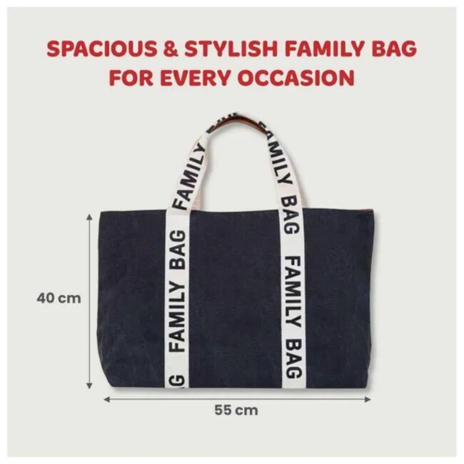 MR-CWFBSCBL-03 Childhome Family Bag Signature Black in UAE - view 4
