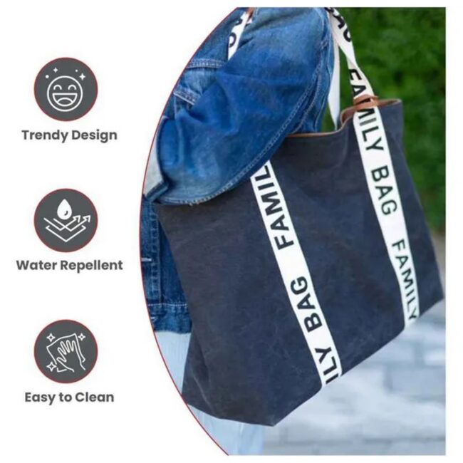 MR-CWFBSCBL-05 Childhome Family Bag Signature Black in UAE - view 2