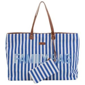 Childhome Family Bag Electric Blue Light Blue