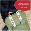 Childhome Mini Club Kids Backpack Signature Green in UAE - view 2