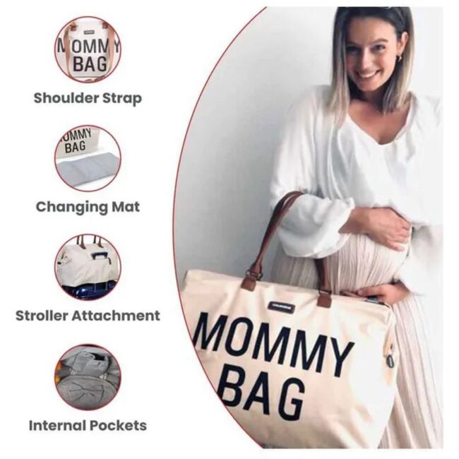 Childhome Mommy Bag Big Teddy Off White in UAE - view 5