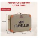 Childhome Mini Traveller Kids Suitcase Kaki Canvas in UAE - view 4