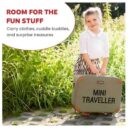 Childhome Mini Traveller Kids Suitcase Kaki Canvas in UAE - view 2