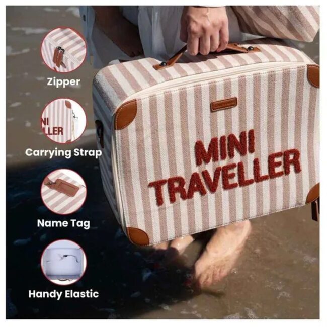 Childhome Mini Traveller Kids Suitcase Nude Terracotta in UAE - view 3