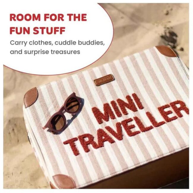 Childhome Mini Traveller Kids Suitcase Nude Terracotta in UAE - view 2