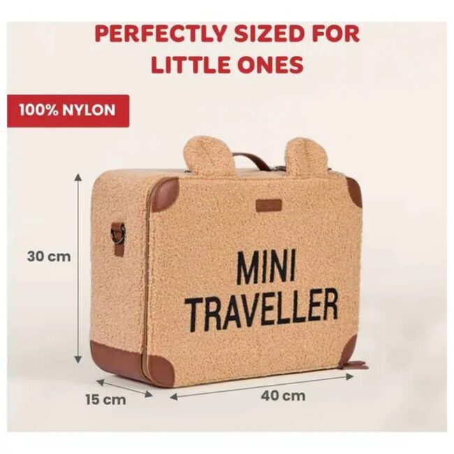 MR-CWSCKTB-03 Childhome Mini Traveller Kids Suitcase Teddy Beige in UAE - view 4