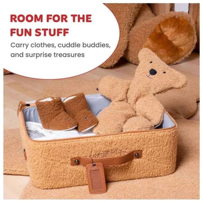 MR-CWSCKTB-05 Childhome Mini Traveller Kids Suitcase Teddy Beige in UAE - view 2