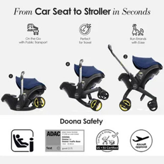 MR-DN0013-02 Doona Infant Car Seat Royal Blue in UAE - view 2