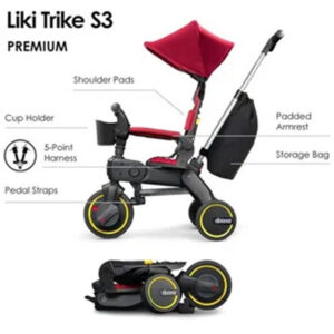 Doona Liki Trike S3 Flame Red in UAE - view 2