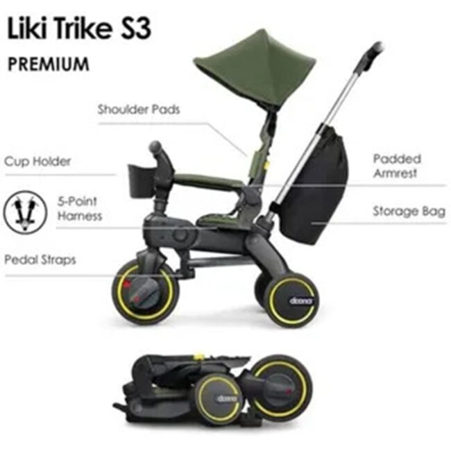 Doona Liki Trike S3 Desert Green in UAE - view 2