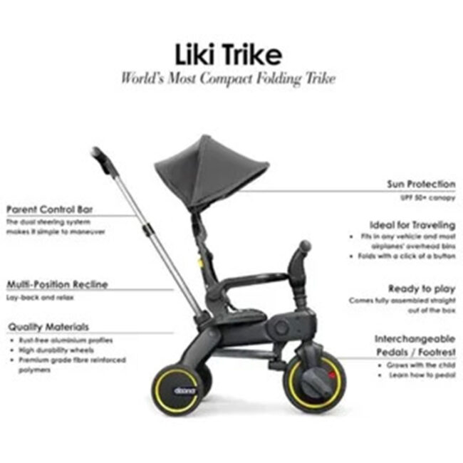 MR-DN0063-03 Doona Liki Trike S1 Grey Hound in UAE - view 3