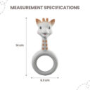 Vulli Sophie La Girafe SoPure Ring Teether in UAE - view 3
