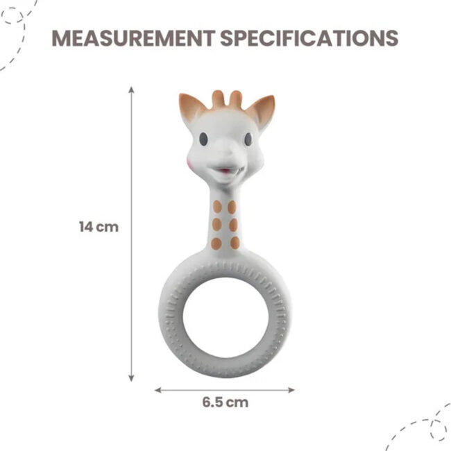 MR-SLG220117-02 Vulli Sophie La Girafe SoPure Ring Teether in UAE - view 3