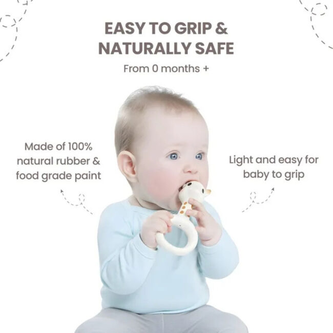 MR-SLG220117-05 Vulli Sophie La Girafe SoPure Ring Teether in UAE - view 2