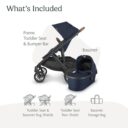 Uppababy Vista V2 Stroller amp Carrycot Noa Navy 2 Pcs in UAE - view 4