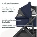 Uppababy Vista V2 Stroller amp Carrycot Noa Navy 2 Pcs in UAE - view 5