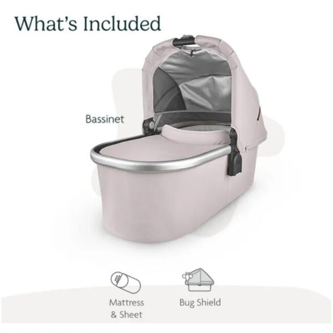 MR-UP0014-02 Uppababy Alice Bassinet Dusty Pink in UAE - view 2