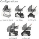 Uppababy Alice Bassinet Dusty Pink in UAE - view 4