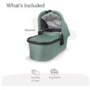 Uppababy Baby Gwen Bassinet Green Melange in UAE - view 2