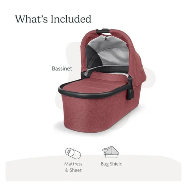 MR-UP0021-02 Uppababy Lucy Newborn Bassinet Rosewood Melange in UAE - view 2