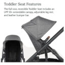 Uppababy Cruz V2 Stroller Greyson Charcoal Melange in UAE - view 5