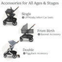 Uppababy Cruz V2 Stroller Greyson Charcoal Melange in UAE - view 3