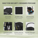 Uppababy Mesa iSize Infant Car Seat Jake Charcoal in UAE - view 3