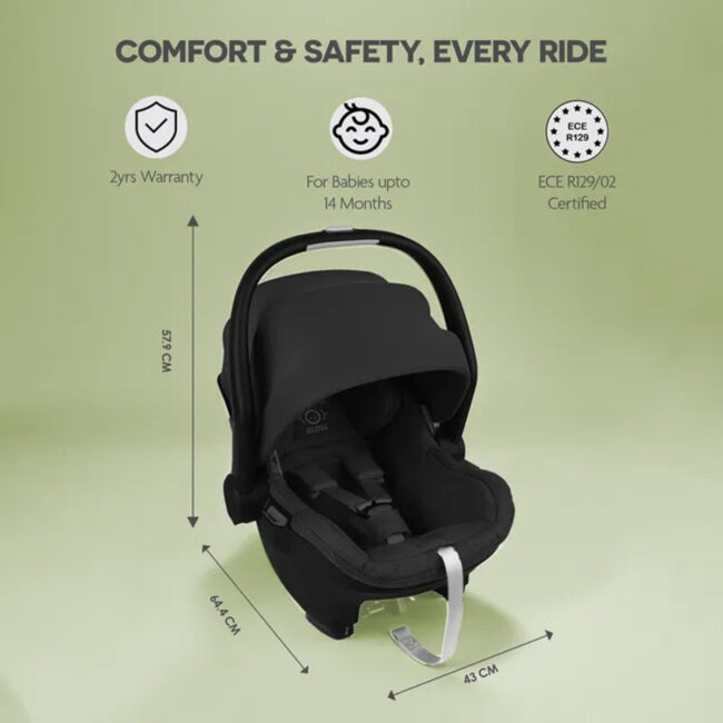 Uppababy Mesa iSize Infant Car Seat Noa Navy in UAE - view 5