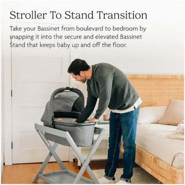 MR-UP0106-05 Uppababy Carry Cot Stand Grey in UAE - view 3