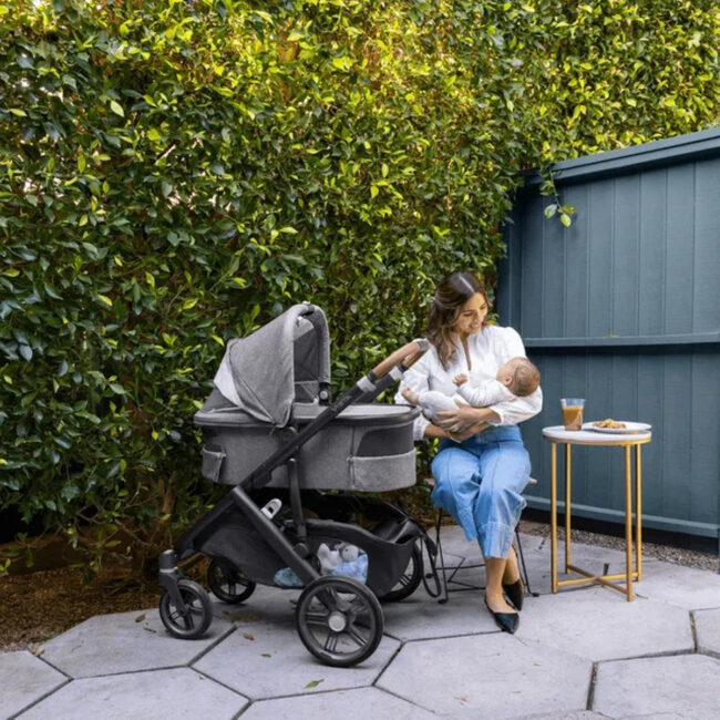 MR-UP0207-03 Uppababy Baby Bassinet V3 Dillan Stone Blue in UAE - view 4