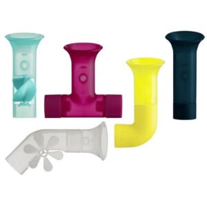 Boon Pipes Building Suction Bath Toy 5 Pcs