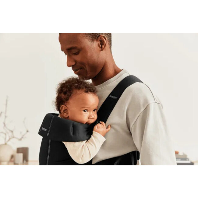 TRC-BJ021156-05 BABYBJORN Baby Carrier Mini Black in UAE - view 2