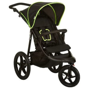 Hauck Runner Black Neon Yellow