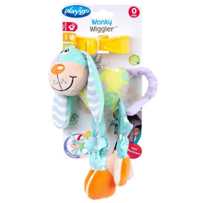 Playgro Wonky Wiggler ClipOn Plush Toy in UAE - view 2