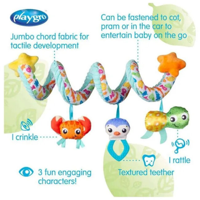 TRC-PG188664-03 Playgro Ocean Adventure Twirly Whirly Sensory Toy in UAE - view 2