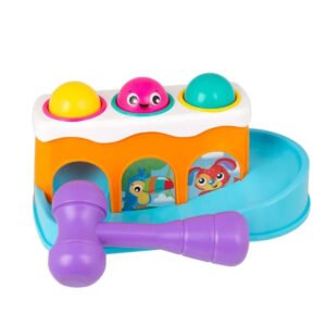 Playgro Bop N Roll Ramp Hammering Toy Set Multicolor