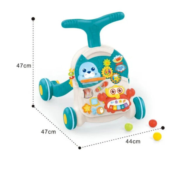 TRC-PG6389138-02 Huanger Baby Walker amp Activity Table 2in1 Blue in UAE - view 3