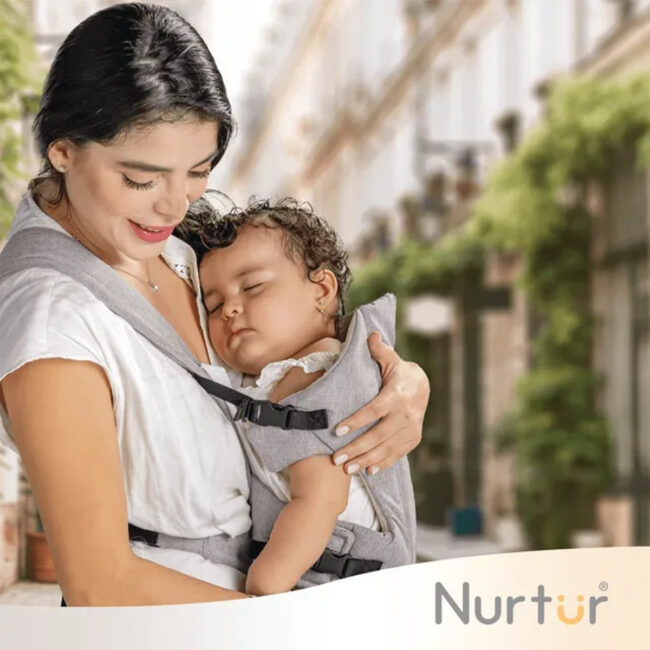 TRC-TCNR-6606-GRY-04 Nurtur Dove Deluxe Infant Baby Carrier Grey in UAE - view 4