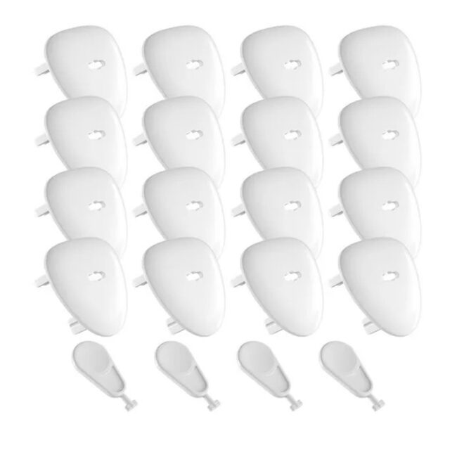 Nurtur Sockets Cover Pack Of 6 White in UAE